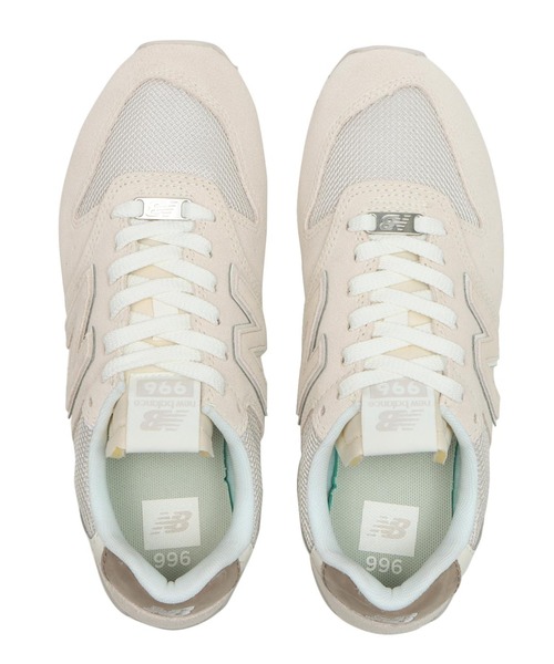 「New Balance」 ローカットスニーカー 24.5cm グレー レディース
