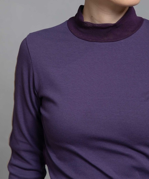 マルシャルテル MARECHAL TERRE リブチュールトップス Tシャツ 黒 MARECHAL TERRE tシャツ リブチュールトップス レディース