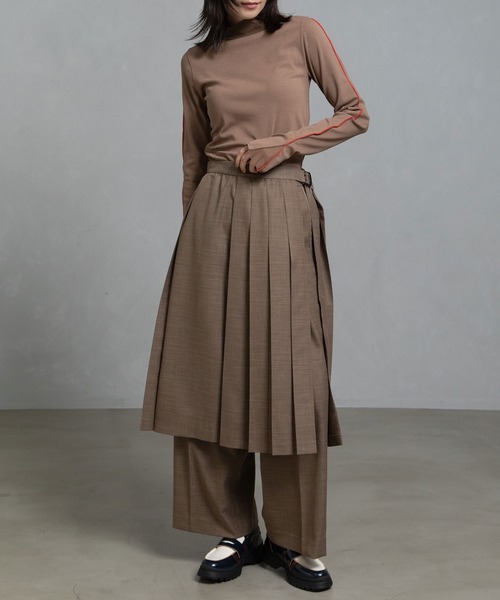 MARECHAL TERRE tシャツ リブチュールトップス レディース