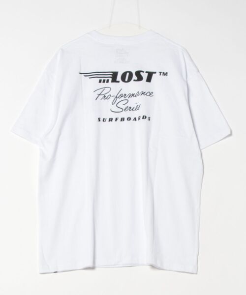 「lost」 半袖Tシャツ M ライトピンク メンズ