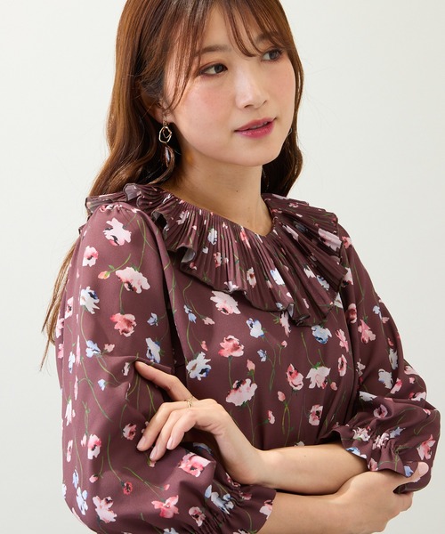 Rose Tiara（ローズティアラ） ブラウス シャツ 半袖 「セットアップ