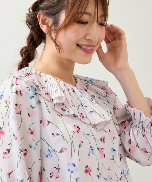 Rose Tiara（ローズティアラ） ブラウス シャツ 半袖 「セットアップ
