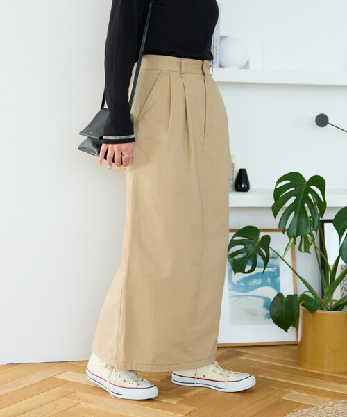 FREAK'S STORE スカート 限定展開 タック チノ : ZOZOTOWN Yahoo