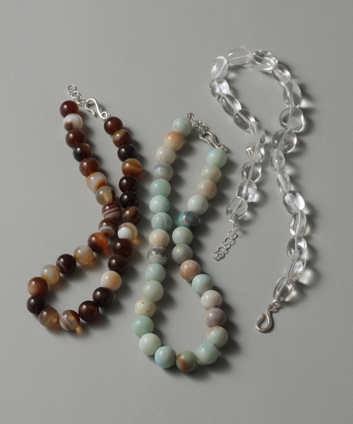 Lilas ネックレス 「SAMH by LILAS」コネクトアゲートネックレス SV 