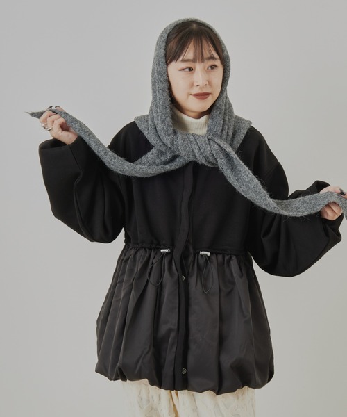 nenom ブルゾン アウター 「nenom/ネノム」 裾バルーン ドッキング