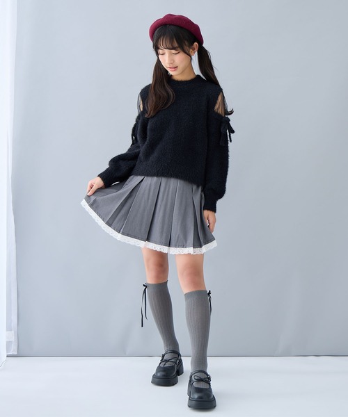 Amourire girl（アムリールガール） ニット セーター 肩チュール 