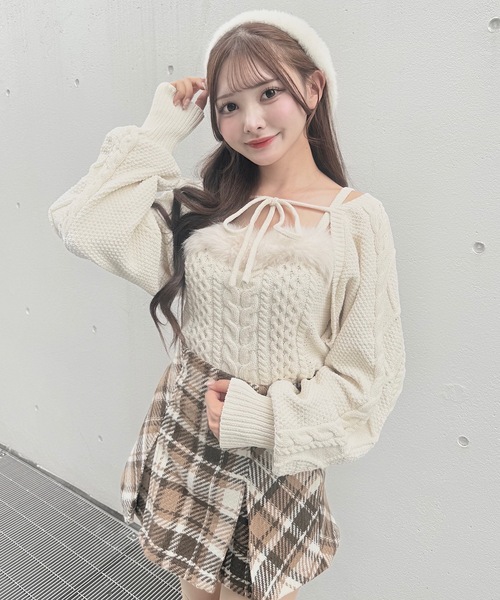 FURFUR♡モヘアアンサンブルニット 楽天市場】【SALE／50%OFF】モヘアアンサンブルニット FURFUR ファー