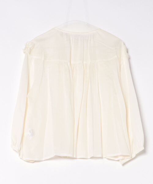 「haupia」 7分袖ブラウス MEDIUM ネイビー レディース_画像2