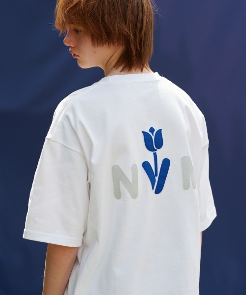 「rehacer」 半袖Tシャツ X-LARGE スミクロ メンズ_画像7