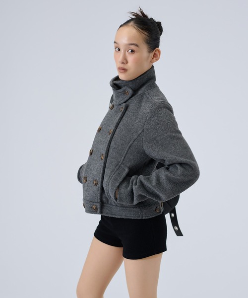 FTW コンパクトPコート M グレー FTW ピーコート pコート COMPACT P COAT レディース : ZOZOTOWN Yahoo