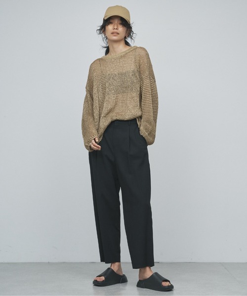 「GALLARDAGALANTE」 長袖ニット FREE ベージュ レディース_画像2