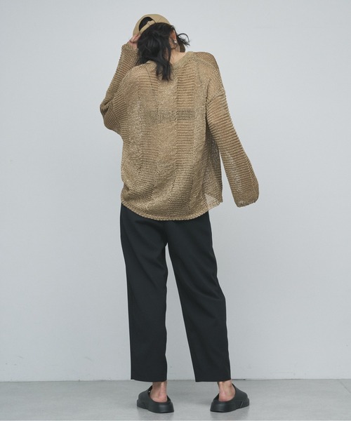 「GALLARDAGALANTE」 長袖ニット FREE ベージュ レディース_画像3