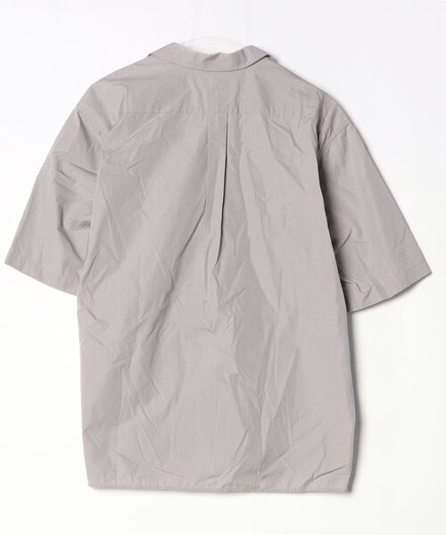 「THOMAS MASON」 半袖シャツ MEDIUM ライトグレー メンズの画像