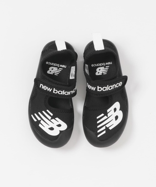 「New Balance」 「KIDS」フラットサンダル 18 ブラック キッズ_画像3