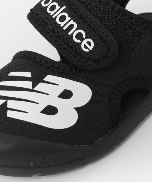 「New Balance」 「KIDS」フラットサンダル 18 ブラック キッズ_画像7