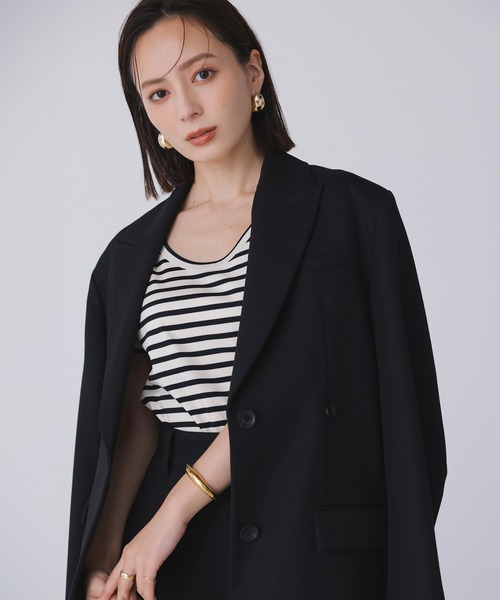 「anuans」 半袖Tシャツ FREE ホワイト レディース_画像7