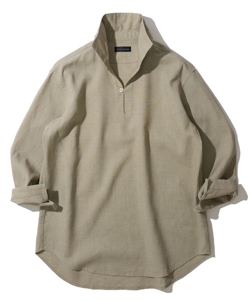 「TETE HOMME」 7分袖シャツ MEDIUM ホワイト メンズ_画像2
