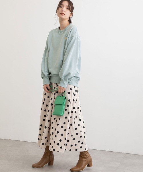 「POU DOU DOU」 スウェットカットソー 3 アイボリー レディース_画像8