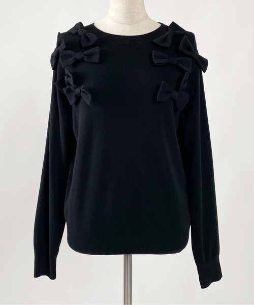 「PICCIN」 長袖ニット M オフホワイト レディース_画像5