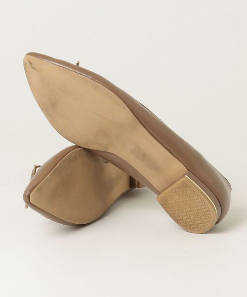 LE TALON（ル タロン） フラットパンプス - ブラウン レディース