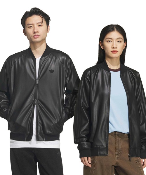 adidas（アディダス） コート ジャケット adidas SST PLEATHER TRACK