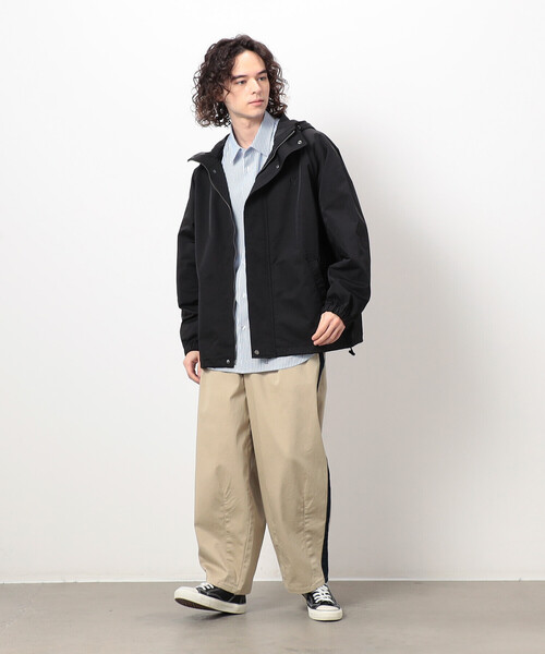 「Purple&Yellow」 マウンテンパーカー SMALL ベージュ メンズ_画像3