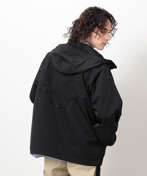 「Purple&Yellow」 マウンテンパーカー SMALL ベージュ メンズ_画像6