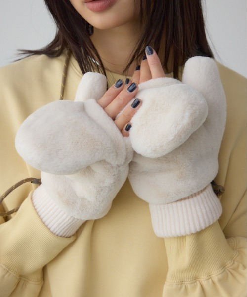 AZUL BY MOUSSY（アズールバイマウジー） 手袋 配色ストラップ2WAY