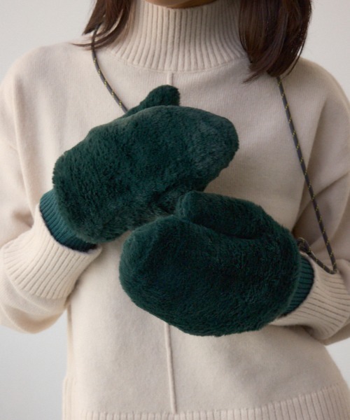 AZUL BY MOUSSY（アズールバイマウジー） 手袋 配色ストラップ2WAY