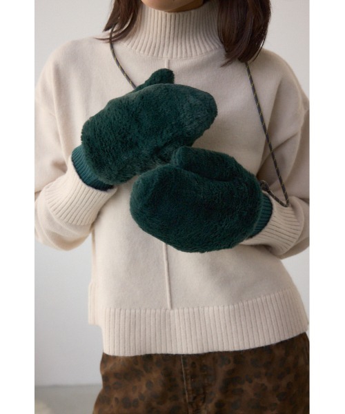 AZUL BY MOUSSY（アズールバイマウジー） 手袋 配色ストラップ2WAY