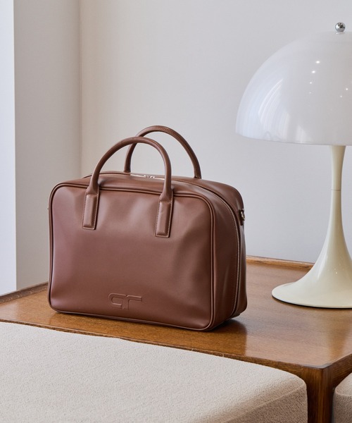 ADAM ET ROPE'（アダムエロペ） ボストンバッグ 「サステナブル」ロゴ