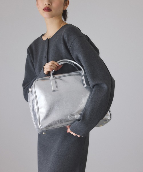 ADAM ET ROPE'（アダムエロペ） ボストンバッグ 「サステナブル」ロゴ