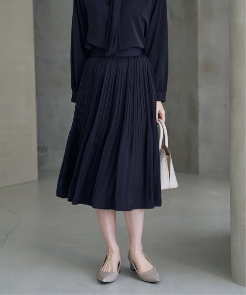 IKKA LOUNGE スカート サテンプリーツスカート : ZOZOTOWN Yahoo!店