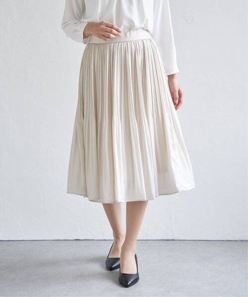 IKKA LOUNGE スカート サテンプリーツスカート : ZOZOTOWN Yahoo!店