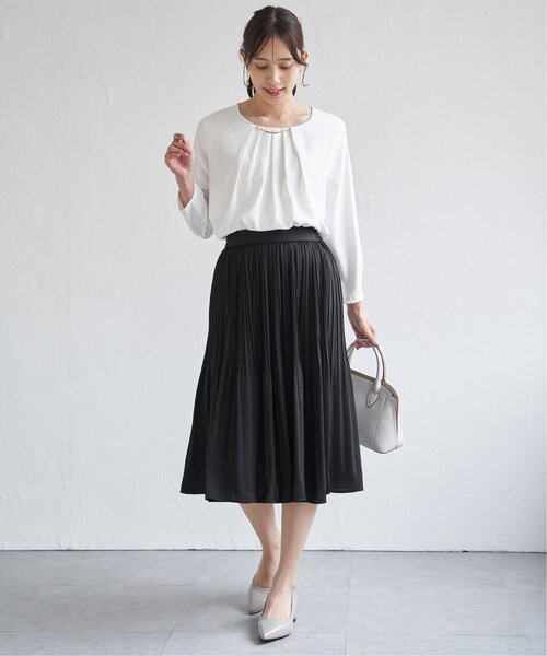 IKKA LOUNGE スカート サテンプリーツスカート : ZOZOTOWN Yahoo!店