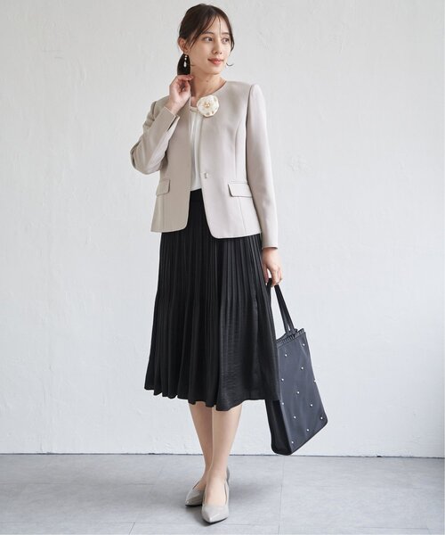 IKKA LOUNGE スカート サテンプリーツスカート : ZOZOTOWN Yahoo!店