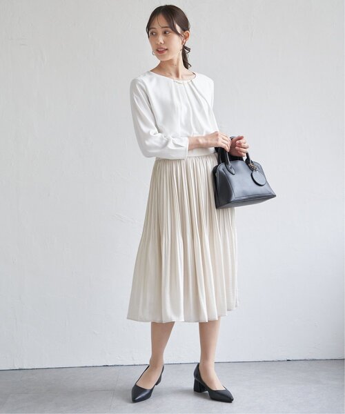 IKKA LOUNGE スカート サテンプリーツスカート : ZOZOTOWN Yahoo!店