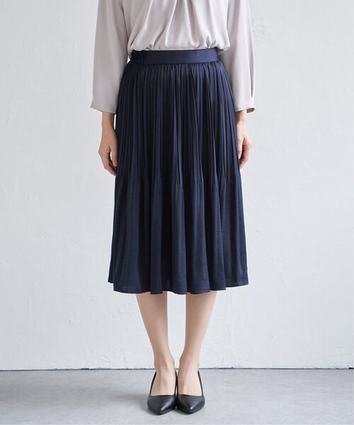 IKKA LOUNGE スカート サテンプリーツスカート : ZOZOTOWN Yahoo!店