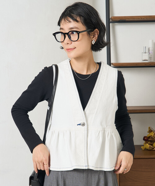 FREAK'S STORE（フリークスストア） ベスト ジレ SOMETHING × FREAK'S