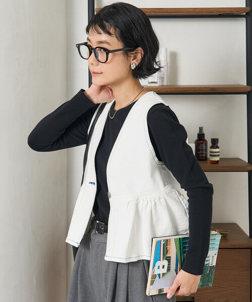 FREAK'S STORE（フリークスストア） ベスト ジレ SOMETHING × FREAK'S
