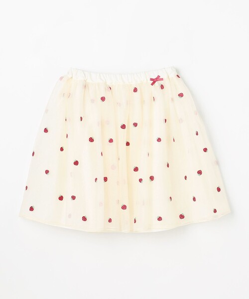 ANY（エニィ） スカート 「Strawberry Collection」総刺繍 いちご 