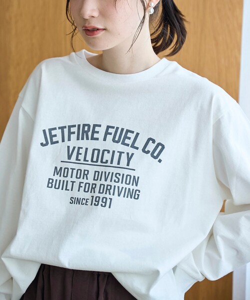 coen（コーエン） tシャツ アソートロゴ プリントロンT レディース