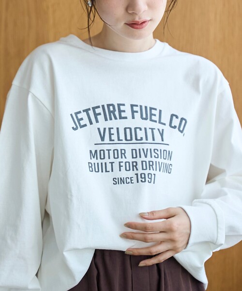 coen（コーエン） tシャツ アソートロゴ プリントロンT レディース