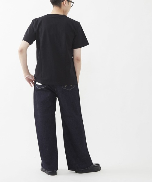 「KURO」 デニムパンツ SMALL インディゴブルー レディース_画像3