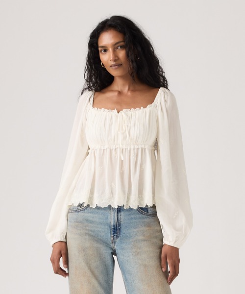 Levi's（リーバイス） ブラウス シャツ BOHO ロングスリーブ ブラウス