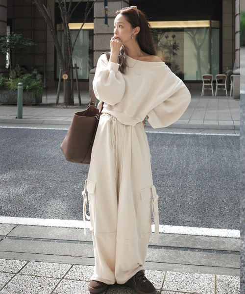 [classicalelf] тренировочный cut and sewn SMALL слоновая кость женский 