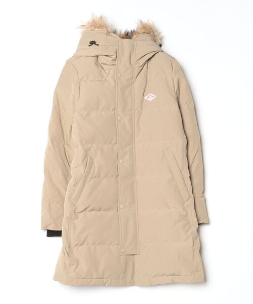 Danton（ダントン） ダウンコート M ベージュ レディース : ZOZOTOWN