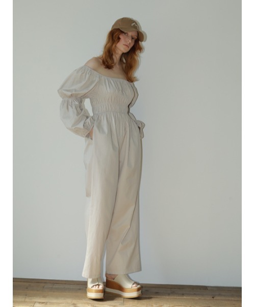 AMAIL(アマイル) amail オールインワン ⁄ Casual midy coverall⁄裾シミ 