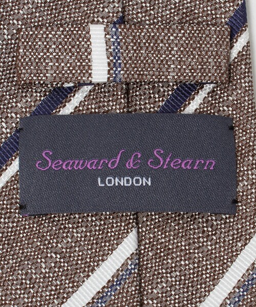 Seaward＆stearn ネクタイ 「Seaward ＆ Stearn」8.0cm ストライプ2