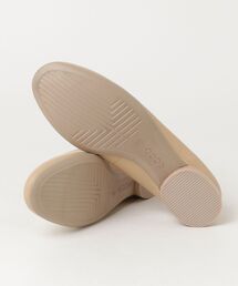 「ECCO」 フラットパンプス 40 ベージュ レディースの画像3